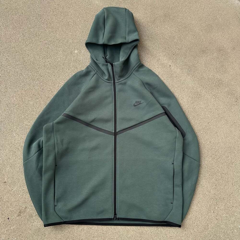 Nike Sportswear Tech Fleece Windrunner Men's Full-Zip Hoodie Green XL